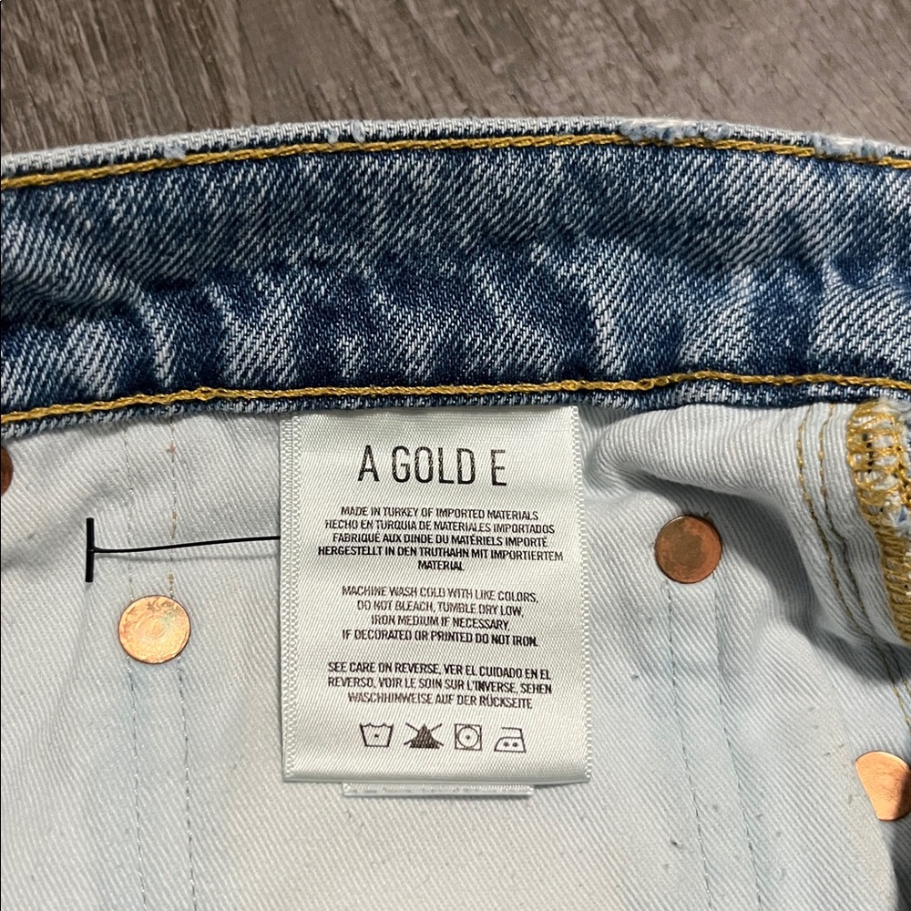 AGOLDE Parker Vintage Cut Off Short in Swapmeet Size 26 Style# A026-811 - Picture 12 of 13
